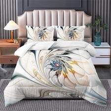 Size Bedding Set Marble,Size Bed Comforter Set Black and White King Bz240608 16
