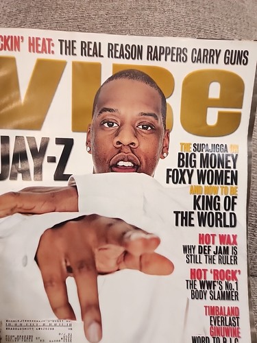 RARE Vibe Magazine (Apr 1999) Jay-Z. Does Have Water Damage - Picture 5 of 11