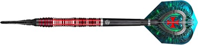 SHOT Softdarts Future Knights Dreadheart 90% Tungsten 20g Darts - Dart Set
