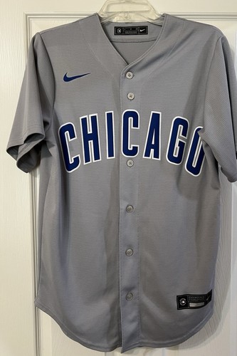 Nike Chicago Cubs Baseball Trikot Gr. Small Grau Unbedruckt