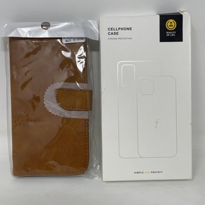 2x iPhone 12 Pro Max 6.7 Case Strong Protector Khaki Leather/shockproof Humixx