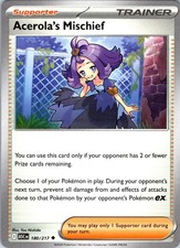 Acerola's Mischief 180/217 Uncommon Ascended Heroes Pokemon Near Mint