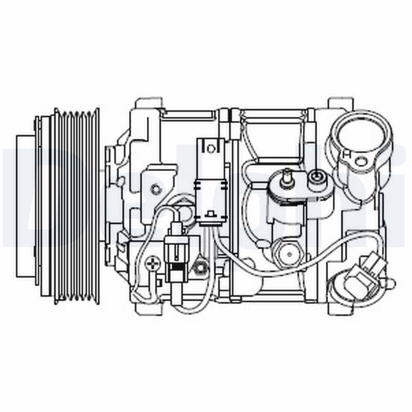 Delphi Klimakompressor 6ZSE16 Passend FüR Bmw 1 3 5 X1 Z4 | CS20545-image