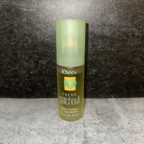 Vintage Jovan Fresh Patchouli 1.5 oz Spray Cologne Read !!! 80%