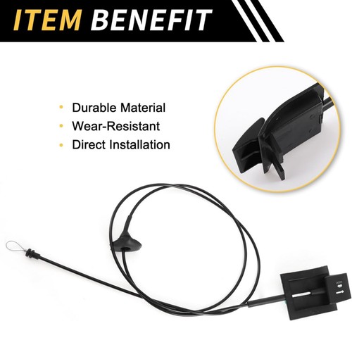 1× F2TZ16916A Hood Release Cable Metal+Plastic For Ford F150 / F250 / F350 - Picture 11 of 17