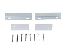 Bathroom Mirror Installation Package, Includes Hanging Plates and Screws