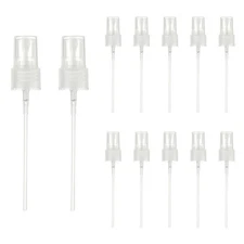Fine Mist Spray Top, Spray Bottle Nozzle for 20 Caliber, Pack of 12, Clear
