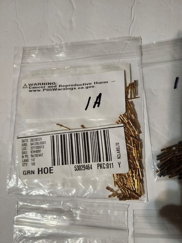 Lot of TE Connectivity/AMP TYCO 1-66361-4 Type Pin Contact Tin Gold Misc Lot - Picture 2 of 16