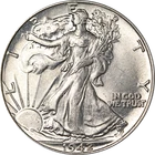 1942-P Walking Liberty Half - Doubled Die Reverse