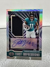 Parker Washington 2023 Illusions RPA First Impressions /99 Bad Back Edge Shown