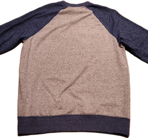 Oakley Mens Sweatshirt Raglan Style Pullover Gray & Blue Size Medium EUC - Picture 2 of 13