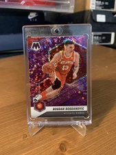 2020-21 Panini Mosaic Bogdan Bogdanovic Purple Fast Break /50 #200 Hawks