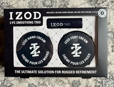 Izod Smoothing Trio, 3 Pack, Hand Cream, Foot Cream, Lip Balm,Elevate Ur Routine
