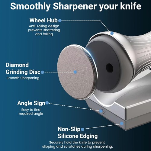 Premium Rolling Knife Sharpener - Knife Sharpener Rolling Kit for All Knives - 3 - Picture 6 of 8