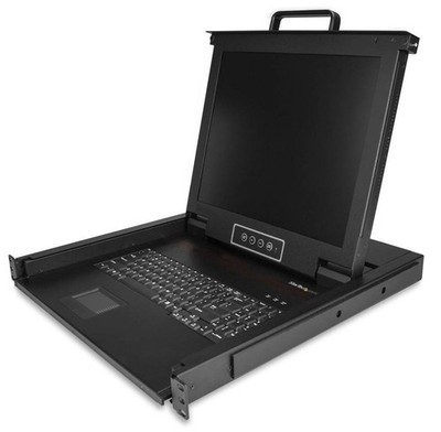 StarTech VGA-KVM mit 17-Zoll-LCD-Monitor für Server-Rackmount-KVM-Konsole
