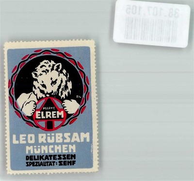 38107105 - 8000 Munich brand Elrem Leo Ruebsam delicacy specialty mustard