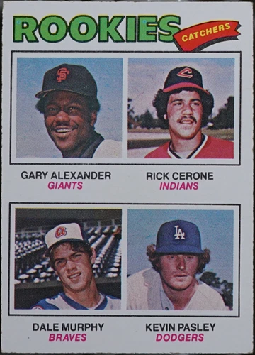 1977 Topps Baseball Rookie Catchers [Dale Murphy] #476
