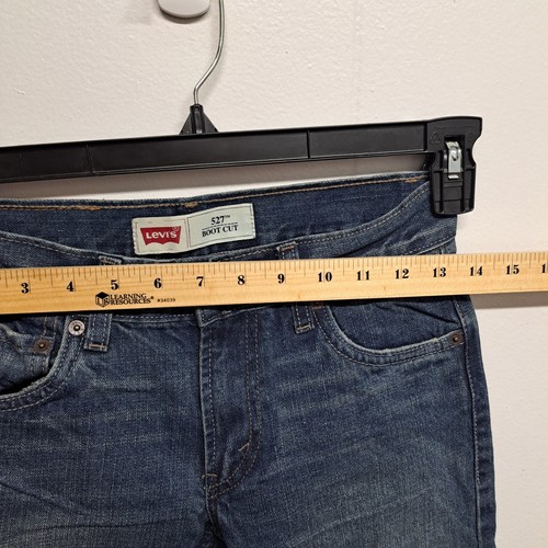 Levi’s 527 Boys Youth Jeans Size 10 REG W25 L25 Blue Boot Cut Denim NWT - Picture 5 of 7