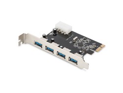 3x DIGITUS - USB-Adapter - PCIe 2.0 - USB 3.0 x 4