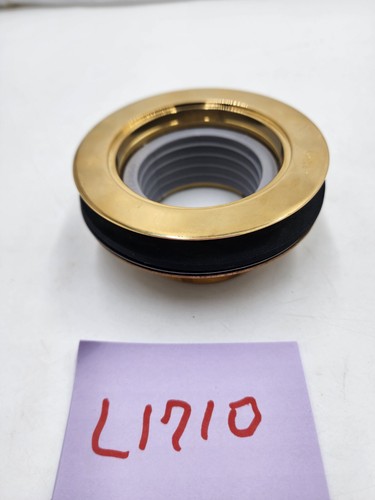 Kohler 4-3/8" Round Shower Drain Vibrant Polished Brass  - Picture 1 of 12