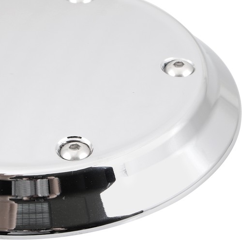 Chrome 5-Bolt Domed Air Cleaner Insert For Harley Softail Dyna Street Bob FXDB - Foto 8 di 13