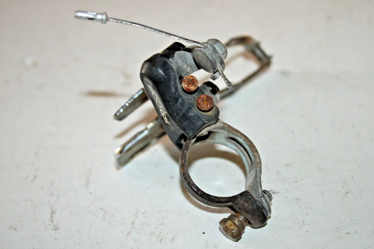 Dérailleur Avant VTT Shimano 200 GS FD-M201 - 7 Vitesses, Tirage Bas, 28,6 Mm (Japon, 1989, Occasion)