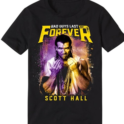 Camiseta Scott Hall Bad Guys Last Forever Negra Unisex S a 5Xl JJ4262 - Imagen 2 de 8