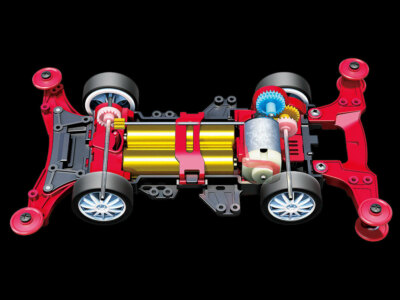 Tamiya Mini 4WD – Châssis VZ Ray Spear Item 18099 – Cadre De Compétition Pour Courses Mini 4X4