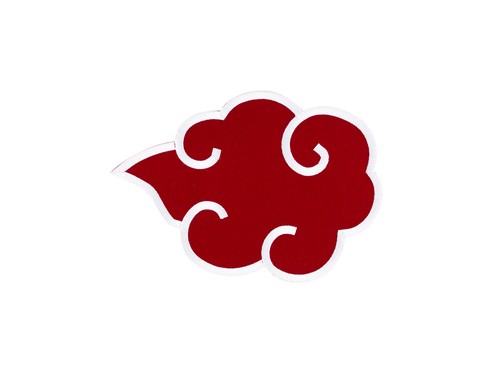 Large Akatsuki Clouds Naruto - Various Styles - Embroidered Iron On Patch - 第 5/7 張圖片