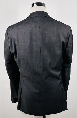 Elie Tahari 42R Sport Coat 100% Wool Dark Gray Two Button Double Vented - Picture 6 of 8
