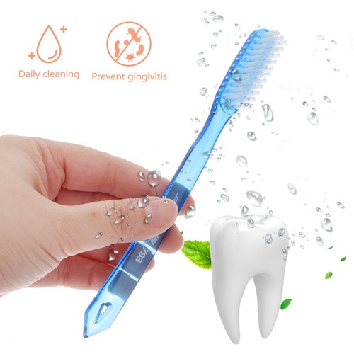 6PCS Spazzolino Premium Setole Rigide Spazzolino da Denti per Adulti Pulizia Denti - Foto 11 di 12