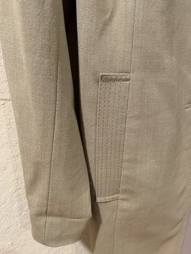 Classiques Entier Nordstrom Wool Petite 10 Mid LengthTrench Coat Tan Womens EUC - Picture 3 of 13