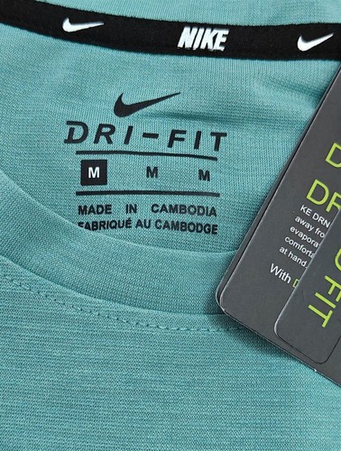 Men's Nike Dri-Fit T-Shirt Standard Fit Sports Gym Training Running Fitness Top - Picture 4 of 9