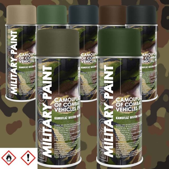 1 Stück 400ml Militär Army Militärlack Lackspray Tarnfarbe Farbe frei wählbar 1 Stück 400ml Militär Army Militärlack Lackspray Tarnfarbe Farbe frei wählbar