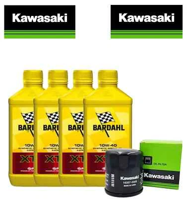 Set Entretien Kawasaki Z 1000 2007 2020 Z900 XTC 10W40 C60 Filtre Original Moto - Photo 1/4
