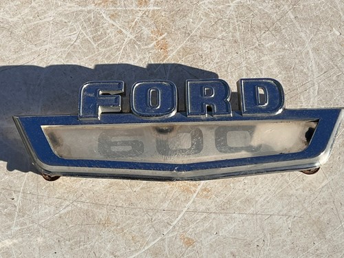 FORD 600 TRUCK FENDER ORNAMENT CHROME SCRIPT EMBLEM NAMEPLATE 1964 65 66 67 68. - Picture 5 of 14
