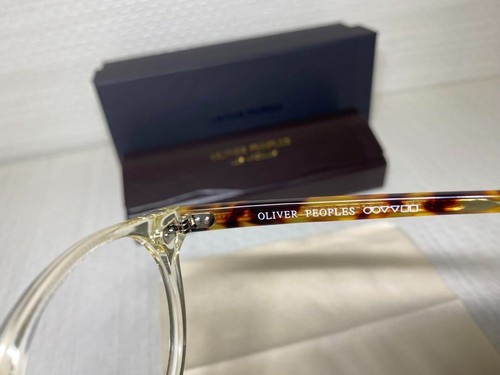 OLIVER PEOPLES Gregory Peck OV5186 Eyeglasses Clear Tortoise 47□23 150 - Picture 9 of 14