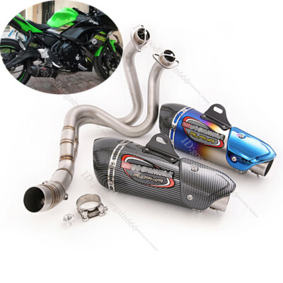 For Kawasaki Z650 Ninja 650 Z650RS 2017-2023 Exhaust System Header Pipe Mufflers