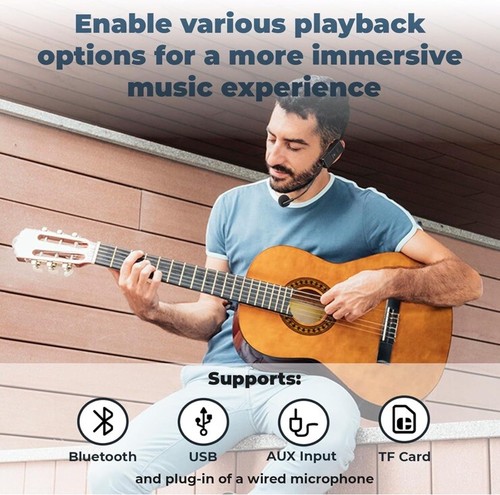 WinBridge 40W S98 Wireless Voice Amplifier Portable Bluetooth 5.3 PA System, NIB - Picture 5 of 11