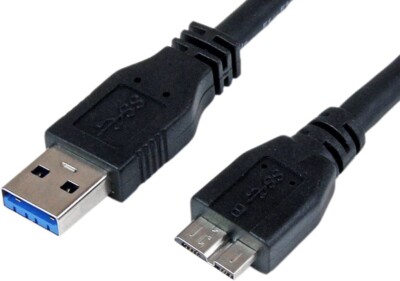 USB 3.0 SuperSpeed A auf Micro B Cable 0,46m für Western Digital Seagate Toshiba
