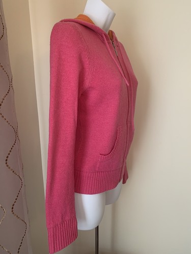 Ralph Lauren Polo Jeans Pink & Orange Sorbet 100% Wool Sweater Jacket, Women's M - Picture 6 of 11
