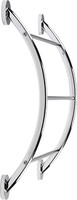 Croydex Flexi-Fix Britannia Curved Towel Rack - Chrome Storage 57 x 51cm