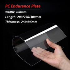 Foglio Placca di Resistenza PC Trasparente Policarbonato Plastica Spessore 2/3/4/5mm