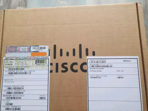 NEW Cisco STACK-T1-1M Catalyst 3850 Stackwise-480 stacking cable NEW SEALED