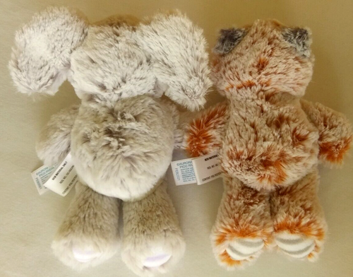 Ebba Aurora Baby Kuscheltier Elefant und Fuchs 7 Zoll weiche liebevolle Plüsch Rassel 2021 - Bild 3 von 4