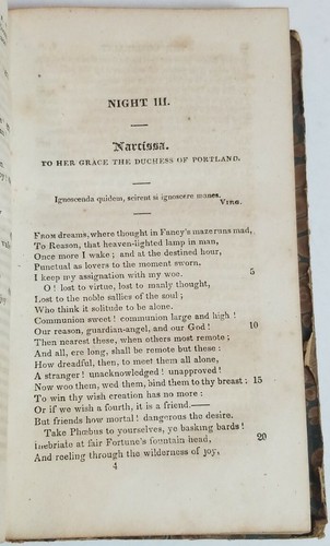 1846 COMPLAINT & CONSOLATION; NIGHT THOUGHTS ON LIFE DEATH IMMORTALITY E. Young - Imagen 6 de 12