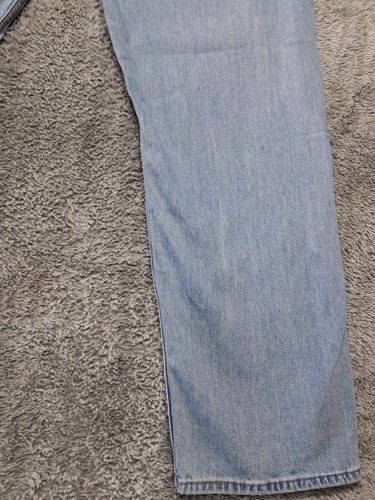 Levi Strauss Jeans 505 Mens Sz 42x30 Straight Leg Denim Blue Relaxed Fit Levi's - Picture 11 of 14