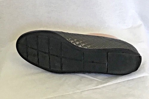 Talbots Shoes Women Ballet Flat Leather Pewter Metallic Quilted Bow Comfort Sz 7 - Bild 8 von 9