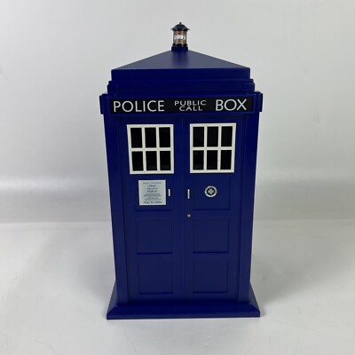 Doctor Who Tardis BBC Police Public Call Box Worldwide w/ Sound & Light ...