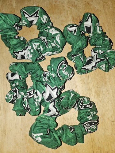 DALLAS STARS HANDMADE SCRUNCHIE - Picture 2 of 2